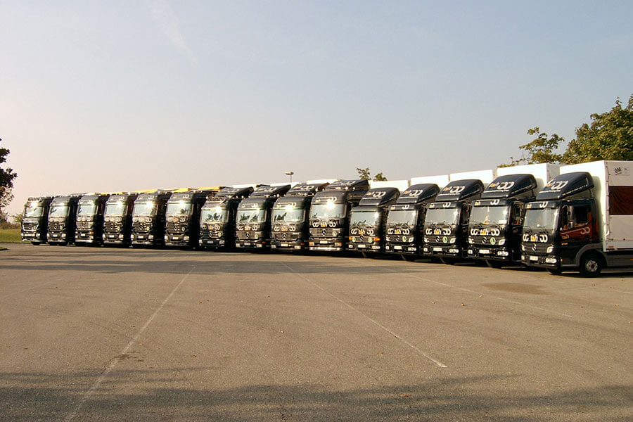 LKW-Flotte von 1994