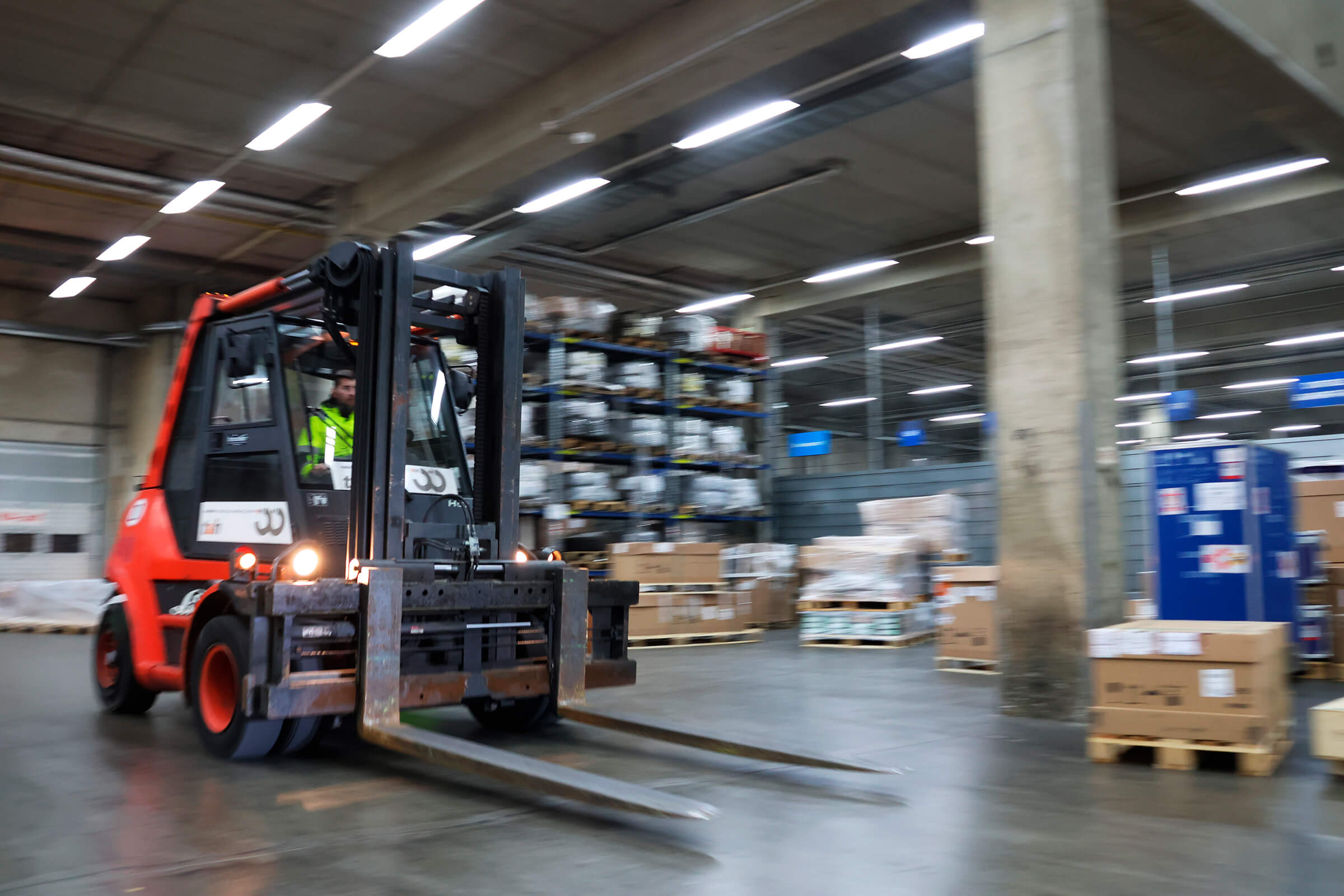 Immer in Bewegung dank unseres kompetenten Logistik-Teams